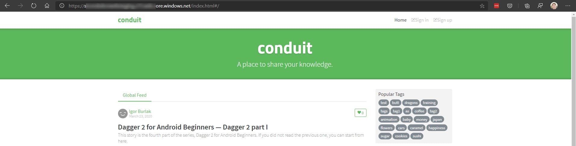 Creating an azure storage account for static site hosting using Terraform