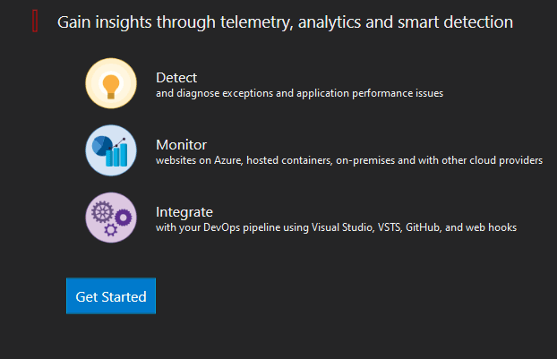 Adding app insights to asp.net core web app running on azure web apps for containers