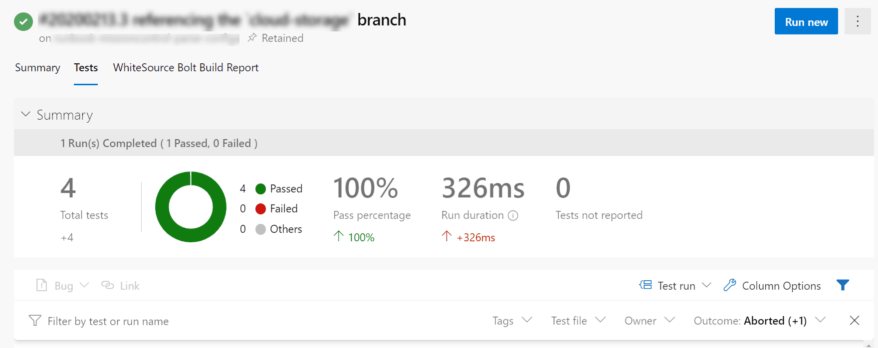 Pester test results on Azure DevOps