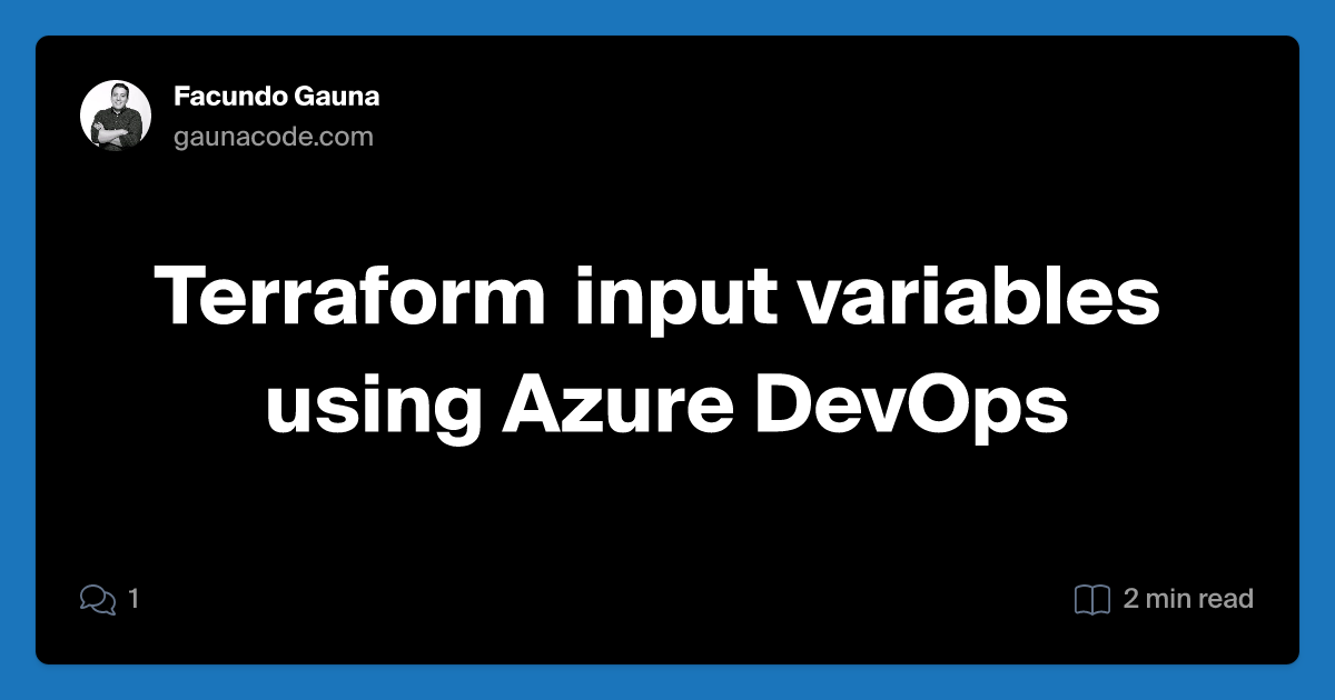 terraform-input-variables-using-azure-devops